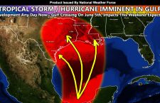 Tropical Storm Cristobal Heading For Central Gulf Coast Toward The End Of The Weekend