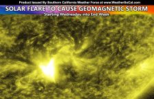 Incoming Solar Storm Starts Later Wednesday and Into End Week As The Weather In Space Acts Up With A Geomagnetic Storm; Signal and GPS Disruptions Likely