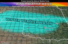 Winter Weather Watch Issued For Texas Panhandle and Parts of Oklahoma and Kansas Overnight on Saturday and into Sunday