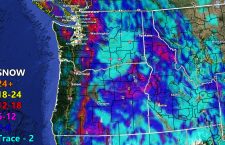 Rain and Snow Forecast Maps For WA/OR/ID Valid Now Through Friday Evening