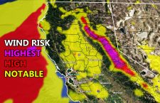 Gusty Winds Expected Tuesday and Wednesday For Sacramento Valley, Wind Advisory Issued
