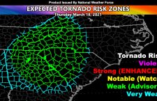 Tornado Dynamics For the Southeastern United States For Thursday March 18, 2021