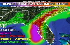 Tropical Storm Elsa Flood Impacts For Southeast United States Starting Tuesday and Going Through Thursday