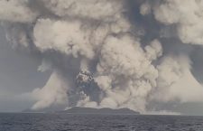 A second major eruption has been detected at the Hunga Tonga volcano on Monday