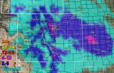 Snowfall Amounts For Eastern Colorado and Western Kansas For Tuesday January 25, 2022