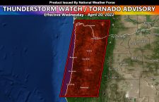 Thunderstorm Watch and Tornado Advisory