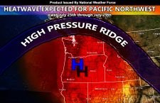HIGH HEAT WARNING: Strong Heatwave Expected for Pacific Northwest for The Week of July 25th