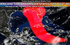 Hurricane Threat Eyes Eastern Gulf of Mexico States This Next Week; Hermine or Ian, The Race Is On; NASA Artemis Launch To Be Affected