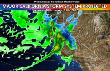 Major California Storm System to Bring Flooding for the Low Elevations and Blizzard Conditions with Feet of Snow for the Mountains