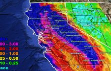 Friday Through Wednesday Rain, Snow, and Wind Models for Central and Northern California