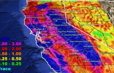 Monday Through Tuesday night Rain, Snow, and Wind Models for Central and Northern California