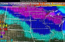 Pacific Northwest System to Bring Additional Snowfall to The Northern Plains and Upper Midwest This Weekend; Maps Inside