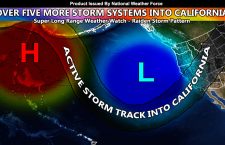 Super Long Range Weather Watch: California to Receive Over Five More Storms Before the Season Ends