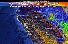 FINAL FORECAST:  Major California Storm to Impact Later Today into This Next Week; Model Images Inside