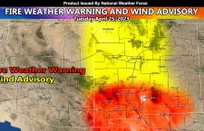 Fire Weather Warning and Wind Advisory Issued for Parts of New Mexico; Details Inside