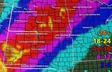 Blizzard Warning Issued For Parts of The Dakotas into Northwest Minnesota; Snow Maps Inside