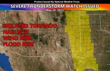 Severe Thunderstorm Watch Issued for Parts of Western Texas and Eastern New Mexico This Evening Until Midnight