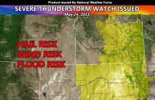 Severe Thunderstorm Watch Re-issued for Parts of Idaho, Utah, and Nevada Today Until Midnight