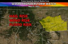Severe Thunderstorm Watch Issued For Montana Today Until Midnight, Centering Billings