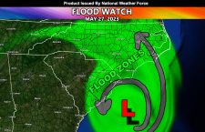 Flood Watch Issued for the Carolinas For Memorial Weekend Centering Saturday, Including the Bike Race