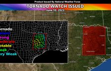 Tornado Watch Issued For Parts of East-Central Texas Effective This Evening Until Midnight; Centering Corsicana