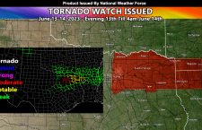 Tornado Watch Issued For Parts of Texas, Arkansas, and Louisiana Centering Near Dallas Forecast Zone This Evening Till 4am Wednesday
