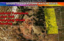 Severe Thunderstorm Watch Issued for Parts of Colorado and New Mexico, Especially the Denver Metro Zones