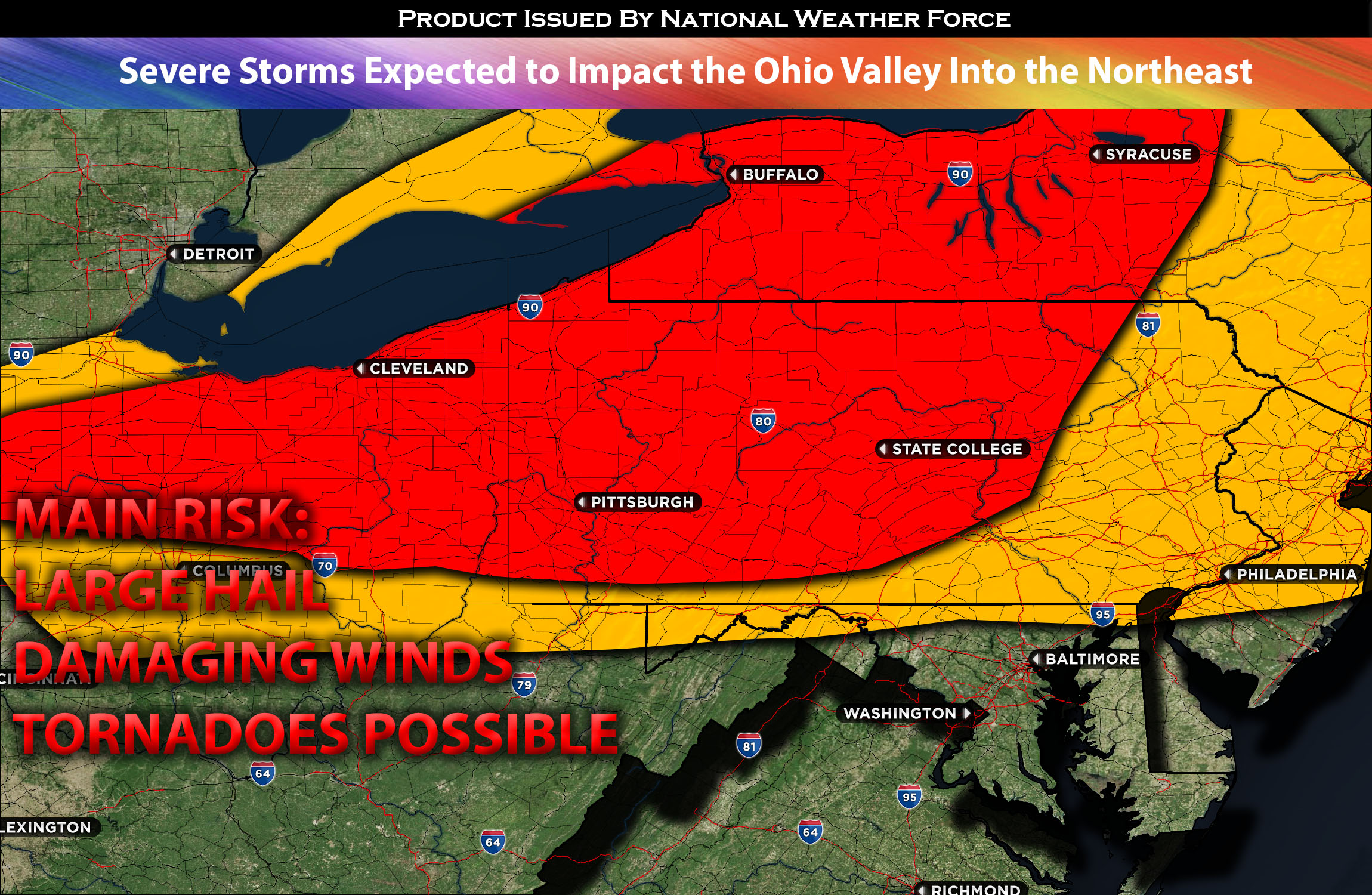 Severe Storms Expected To Impact The Ohio Valley Into The Northeast On Severe Storms Expected To Impact The Ohio Valley Into The Northeast On
