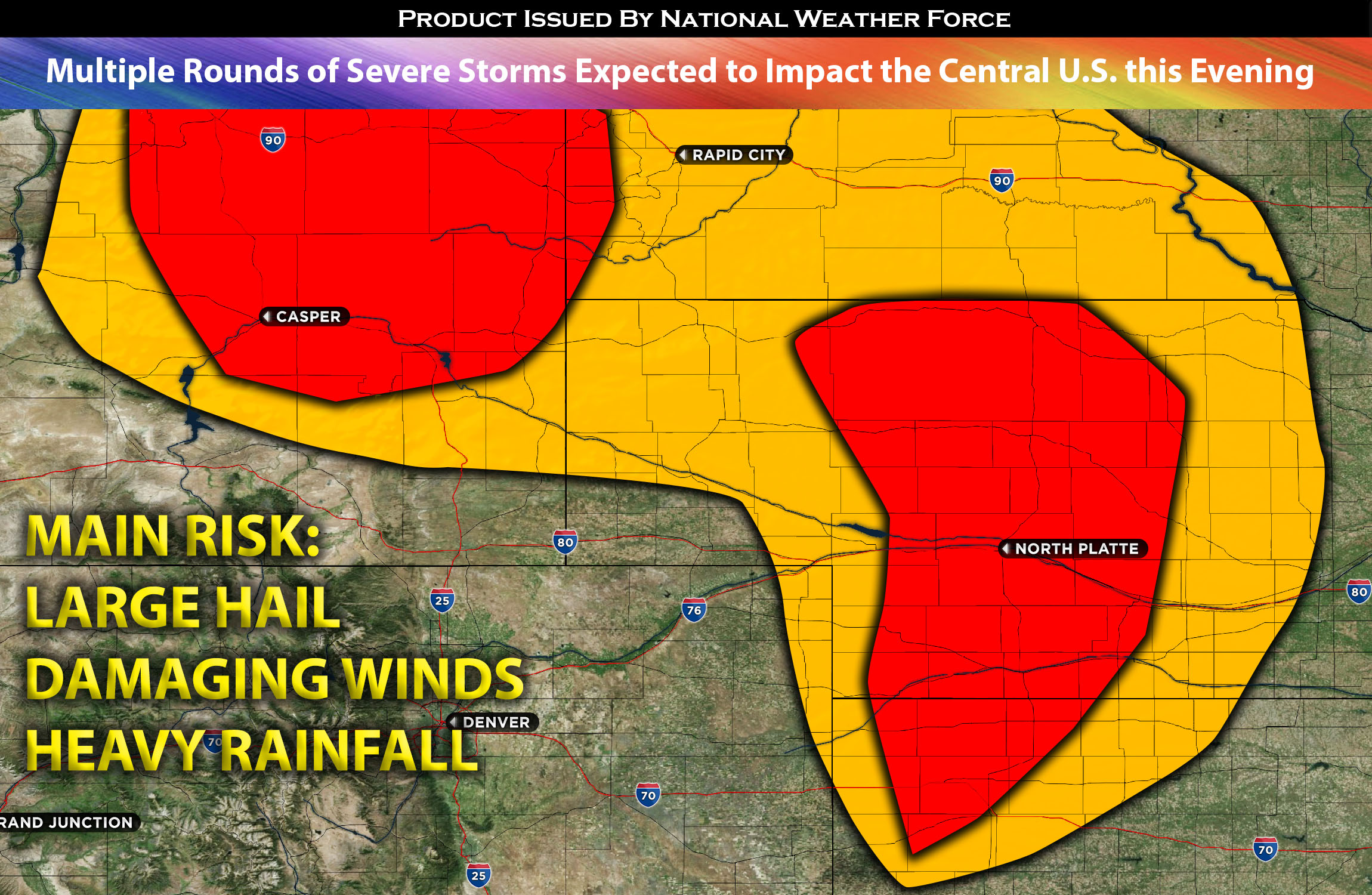 Multiple Rounds of Severe Storms Expected to Impact the Central U.S