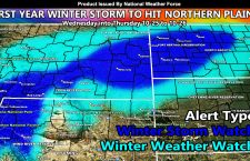 First Winter Storm to Prompt Winter Storm Warnings Across the Northern Plains from Montana into North Dakota