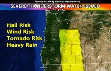 Severe Thunderstorms Target Central Oregon’s Bend Zone for April 13, 2024